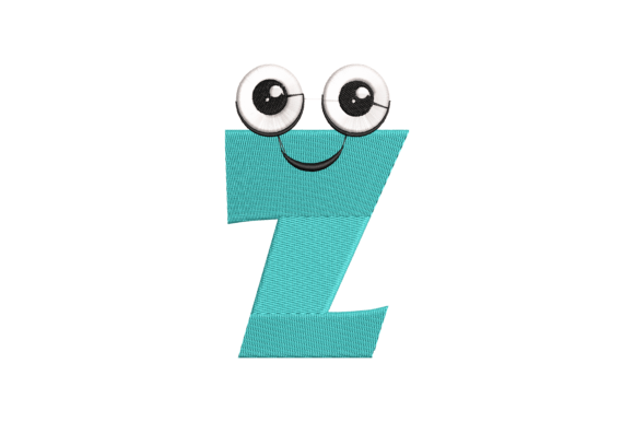 Funny Letter Z: A Unique Embroidery Design