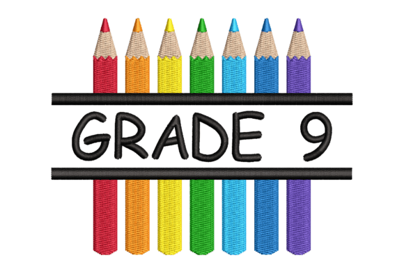 Grade 9 Split Colored Pencils